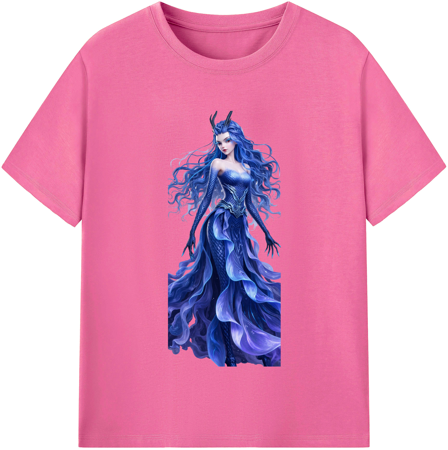（画像用） Ne Zha 2 ナタ 魔童の大暴れ レディースカジュアルプリントTシャツ（綿100％）